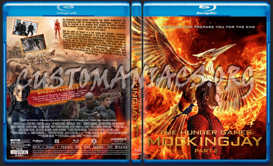 The Hunger Games: Mockingjay Part 2 dvd cover