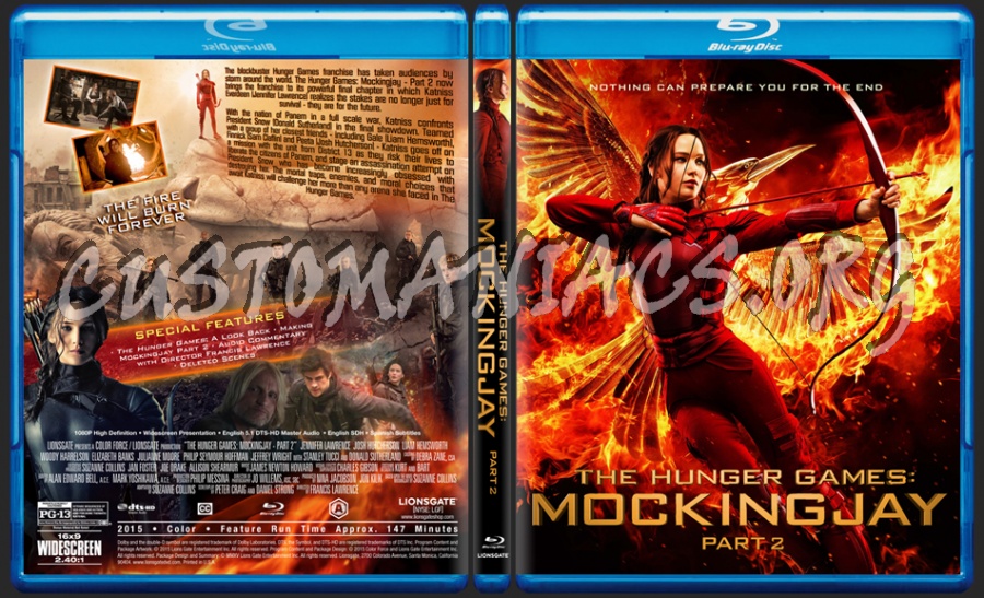 The Hunger Games: Mockingjay Part 2 dvd cover