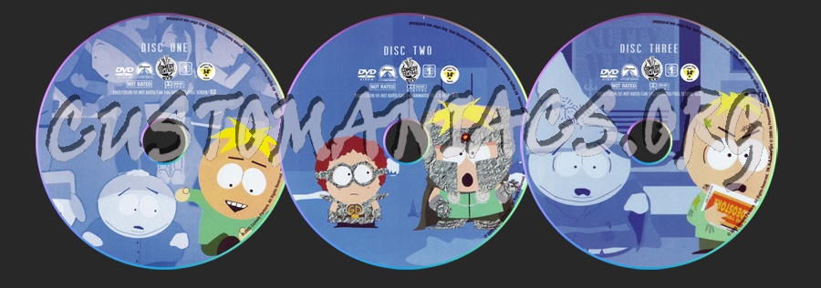 South Park Season 6 dvd label