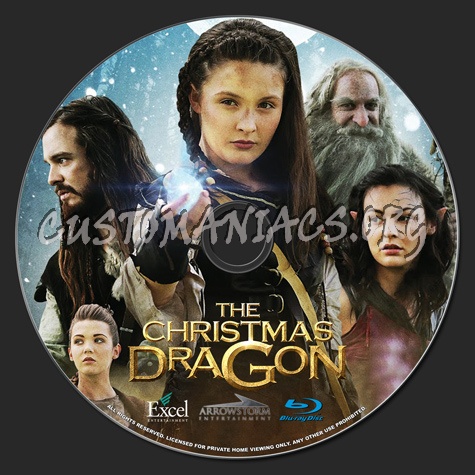 The Christmas Dragon blu-ray label