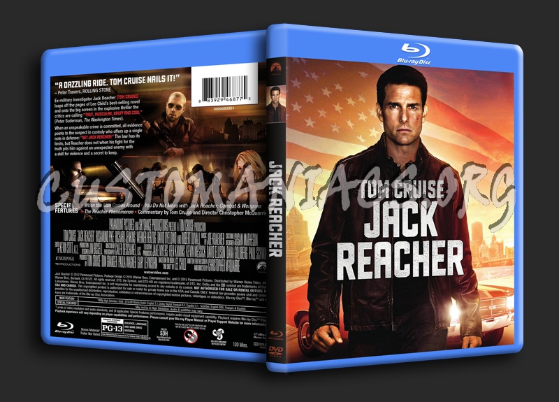 Jack Reacher blu-ray cover