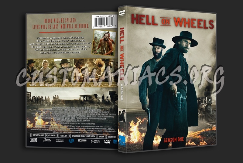 Hell on Wheels Season 1 dvd cover