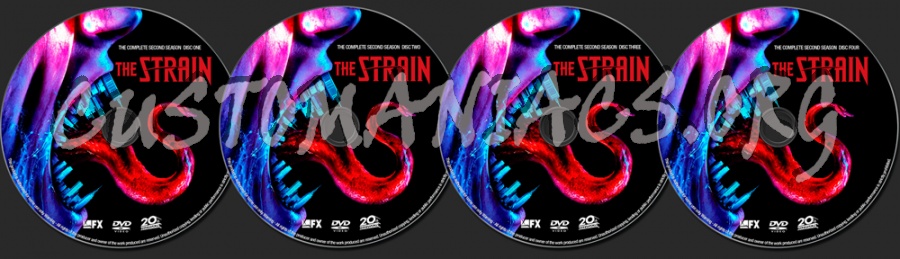 The Strain Season 2 dvd label