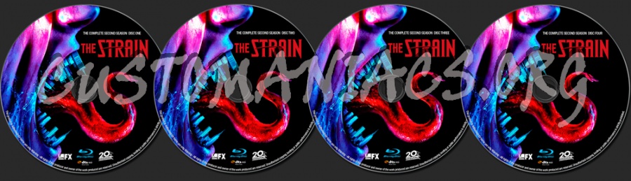 The Strain Season 2 blu-ray label