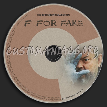 288 - F for Fake dvd label