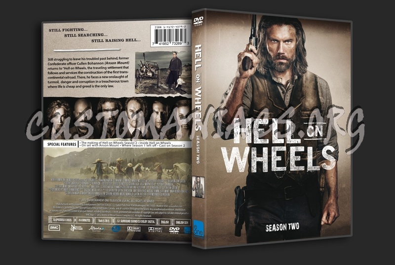 Hell on Wheels Season 2 dvd cover