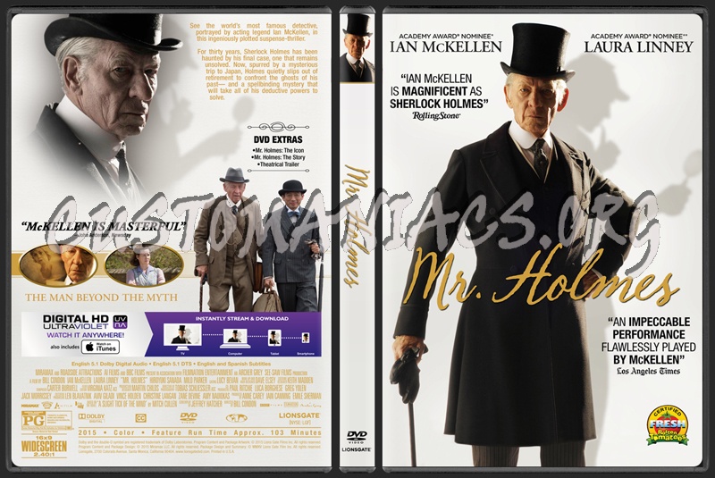 Mr. Holmes dvd cover