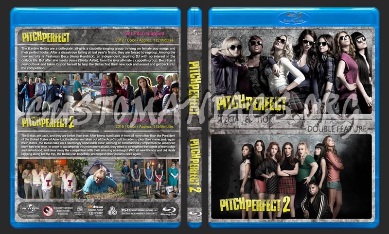Pitch Perfect Double Feature blu-ray cover