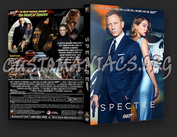 Spectre dvd cover