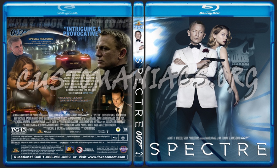 Spectre dvd cover