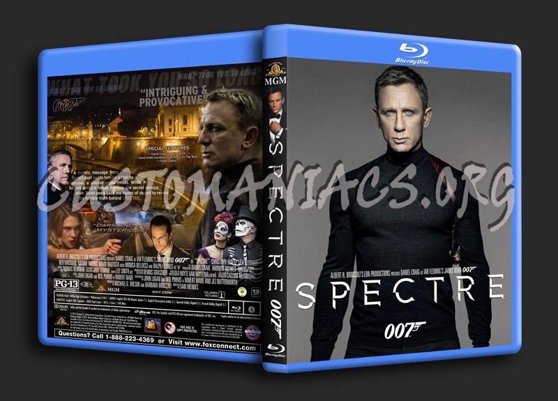 Spectre dvd cover