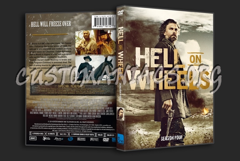 Hell on Wheels Season 4 dvd cover