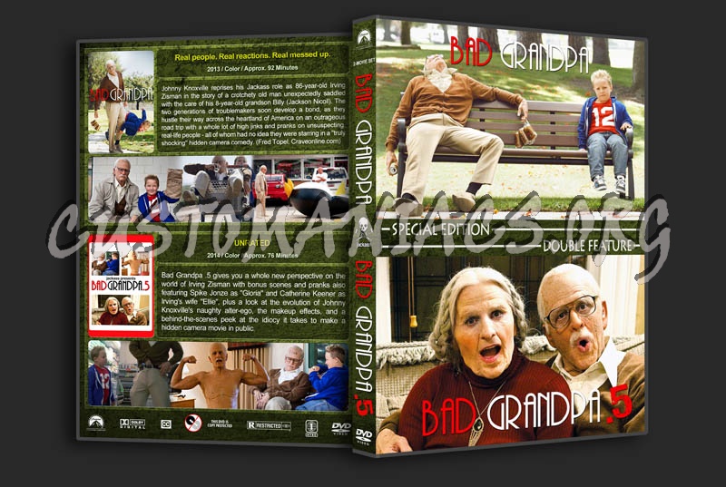 Bad Grandpa Double Feature dvd cover