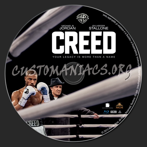 Creed blu-ray label