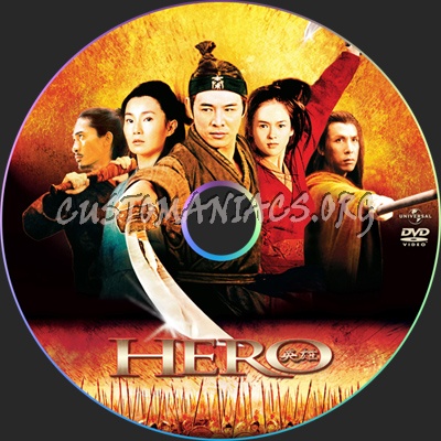 Hero dvd label
