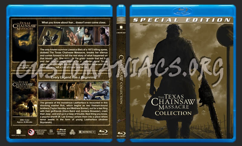 The Texas Chainsaw Massacre Collection blu-ray cover