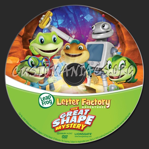 Leap Frog The Great Shape Mystery dvd label