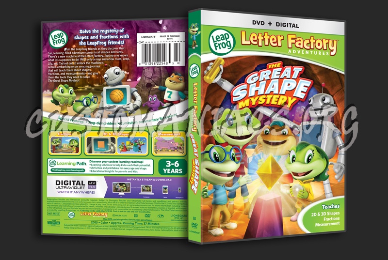 Leap Frog The Great Shape Mystery dvd cover
