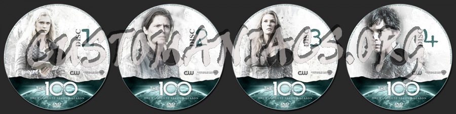 The 100 Season 2 dvd label