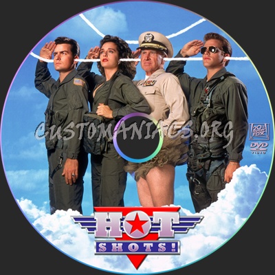 Hot Shots dvd label