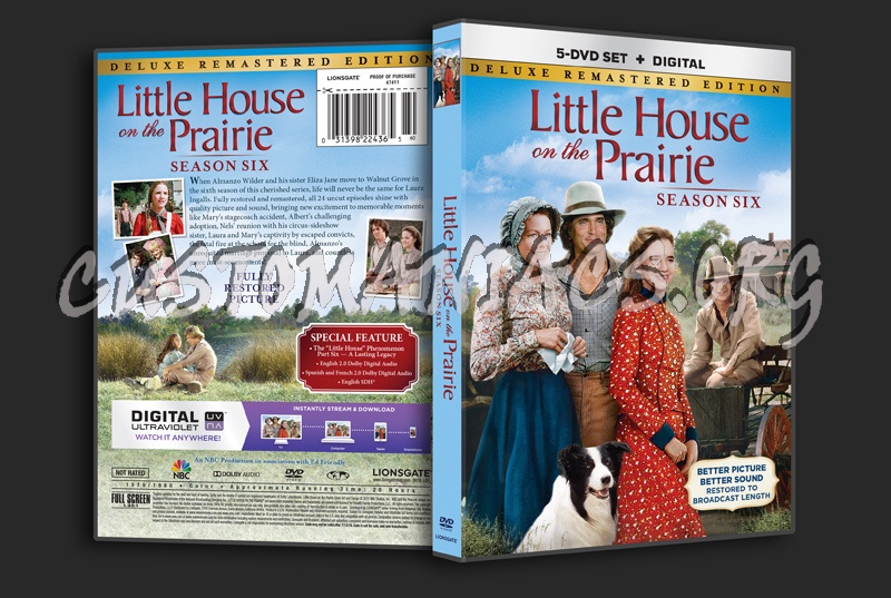 Little House on the Prairie Season 6 dvd cover
