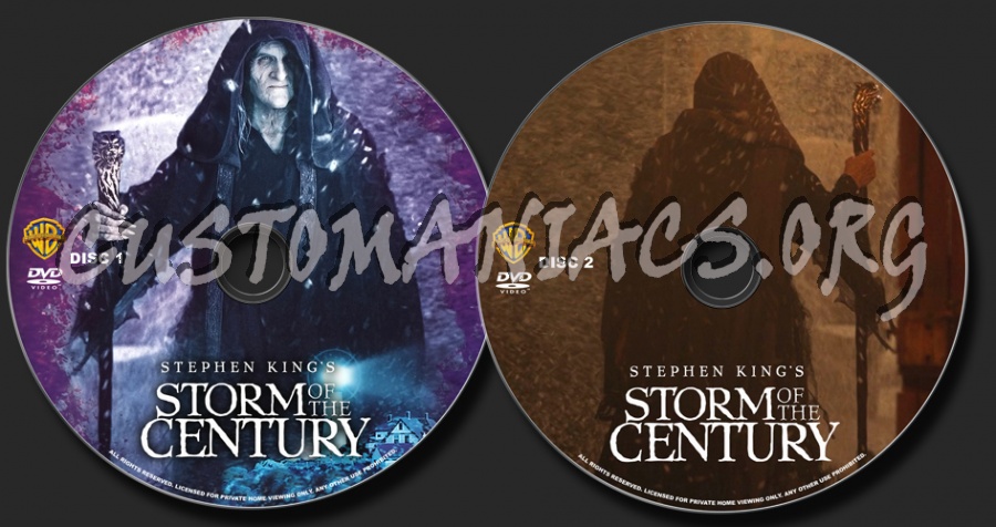 Storm of the Century dvd label