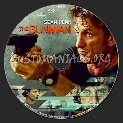 The Gunman blu-ray label