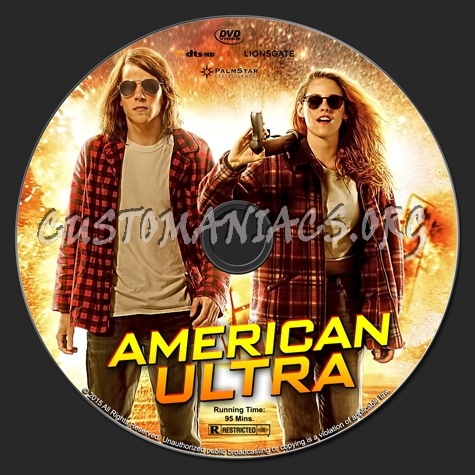 American Ultra dvd label