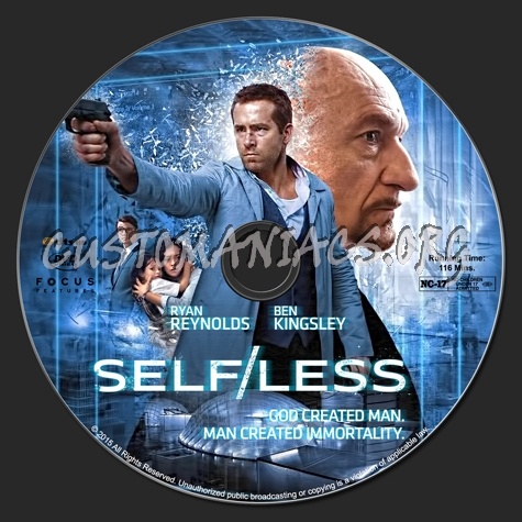 Self Less dvd label