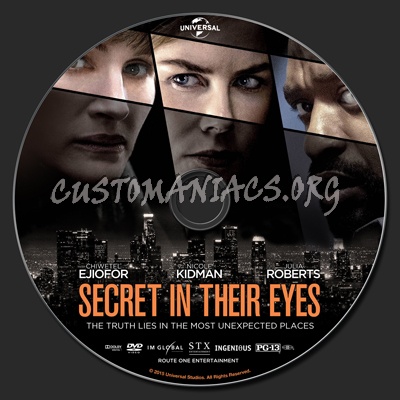 Secret In Their Eyes (2015) dvd label