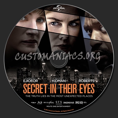 Secret In Their Eyes (2015) blu-ray label