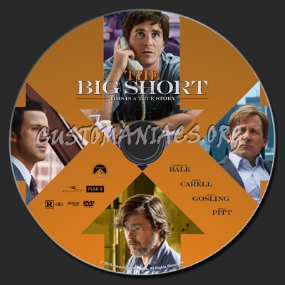 The Big Short dvd label