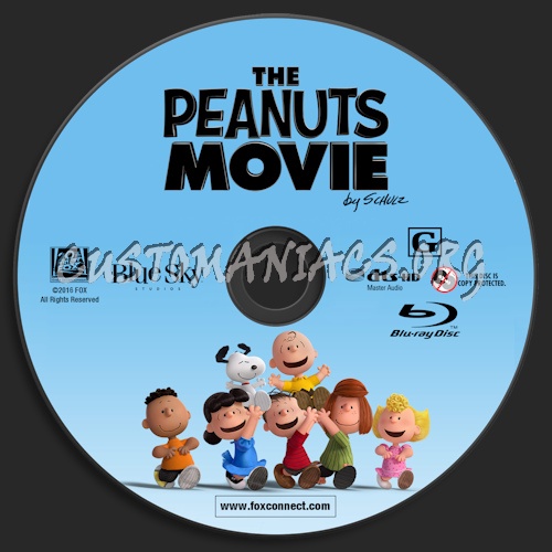 The Peanuts Movie blu-ray label