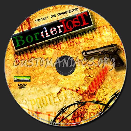 Border Lost dvd label