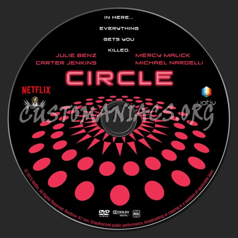 Circle (2015) dvd label