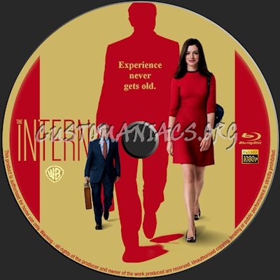 The Intern blu-ray label