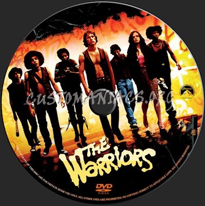 The Warriors dvd label