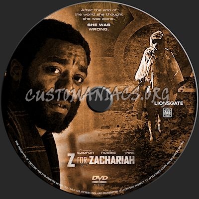 Z For Zachariah dvd label