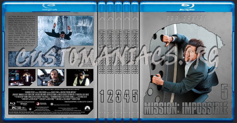 Mission Impossible set blu-ray cover