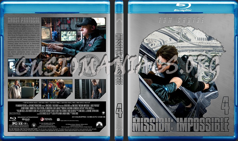 Mission Impossible set blu-ray cover