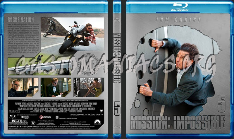 Mission Impossible set blu-ray cover