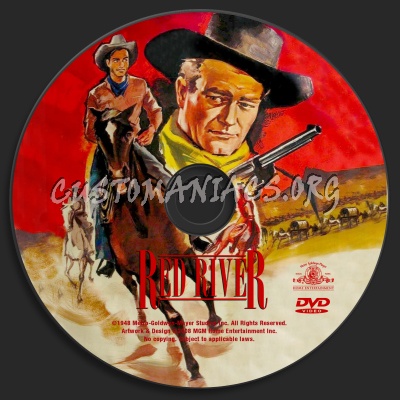 Red River dvd label