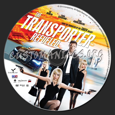 The Transporter Refueled dvd label