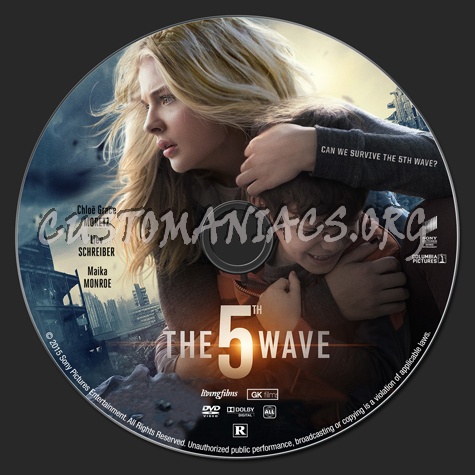 The 5th Wave (aka: The Fifth Wave) dvd label