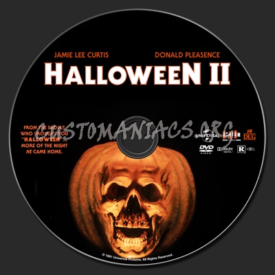 Halloween 2 (1981) dvd label