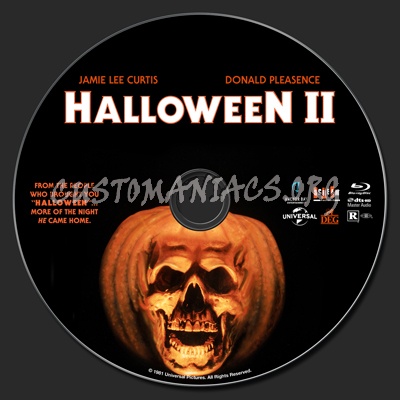 Halloween 2 (1981) blu-ray label
