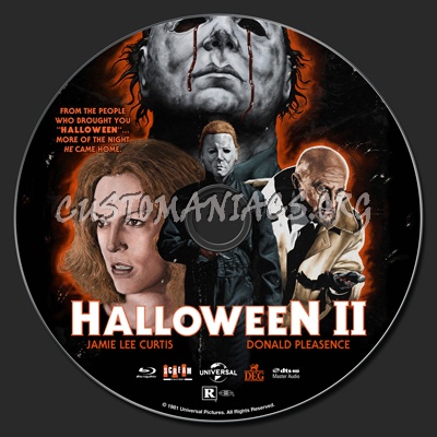 Halloween 2 (1981) blu-ray label