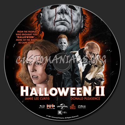Halloween 2 (1981) blu-ray label