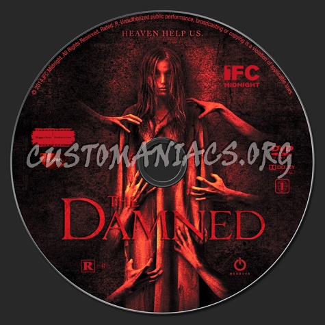 The Damned blu-ray label