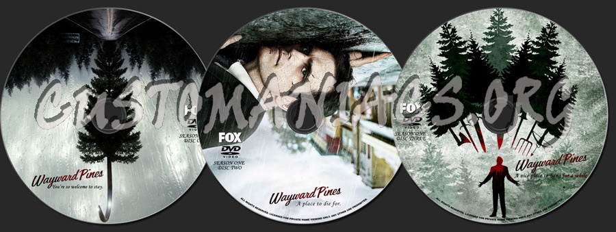 Wayward Pines Season 1 dvd label